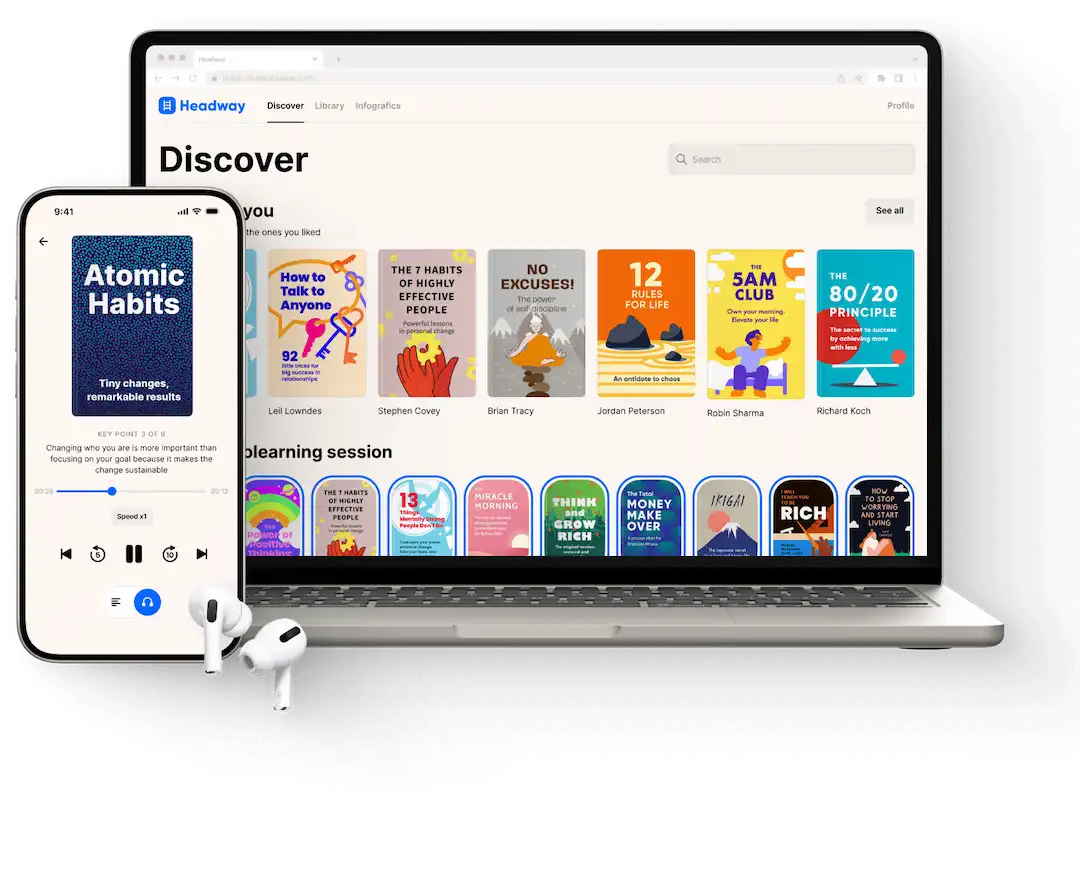 Headway book summary app