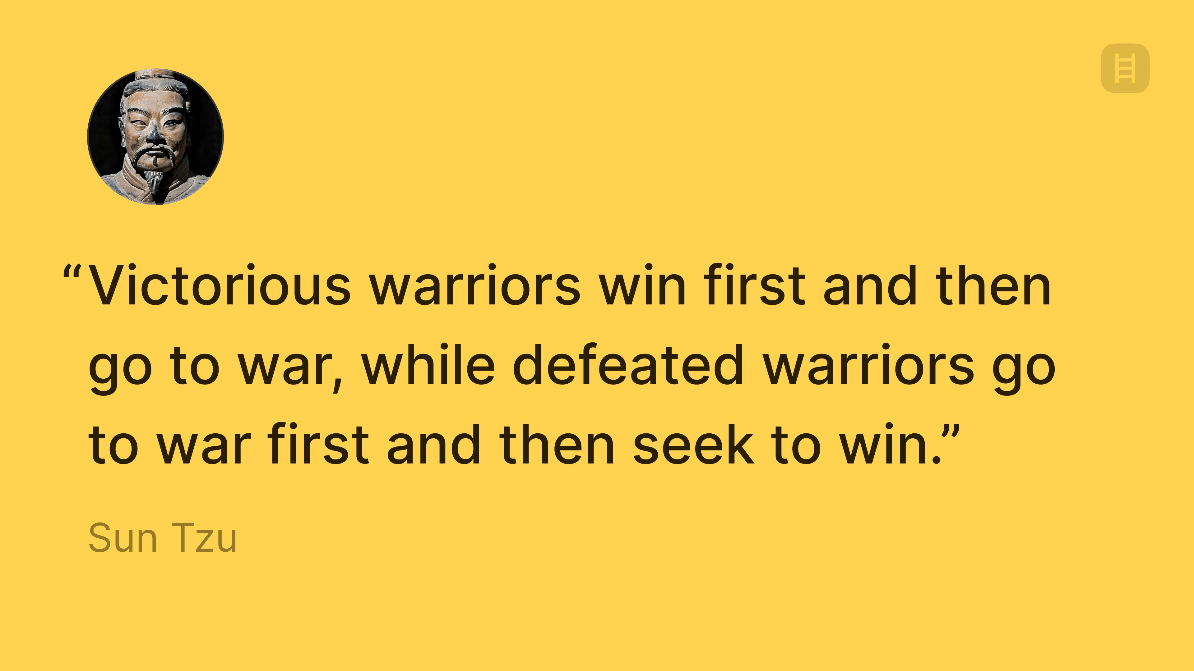 Sun Tzu quote