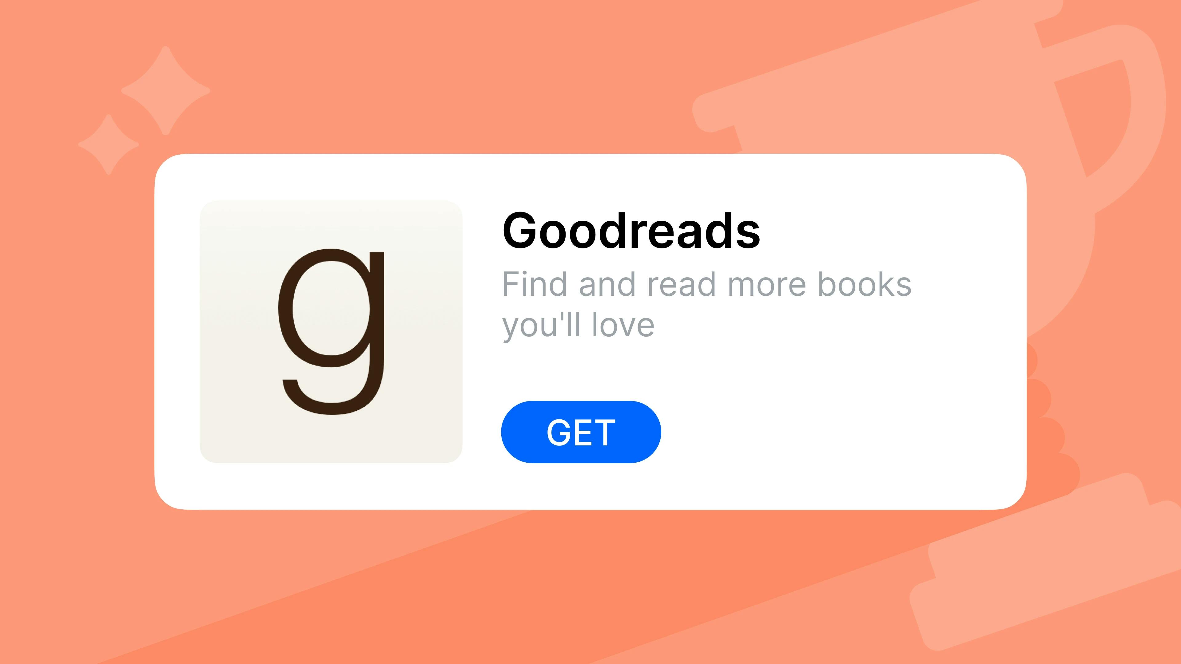 apps to read books on iphone - goodreads