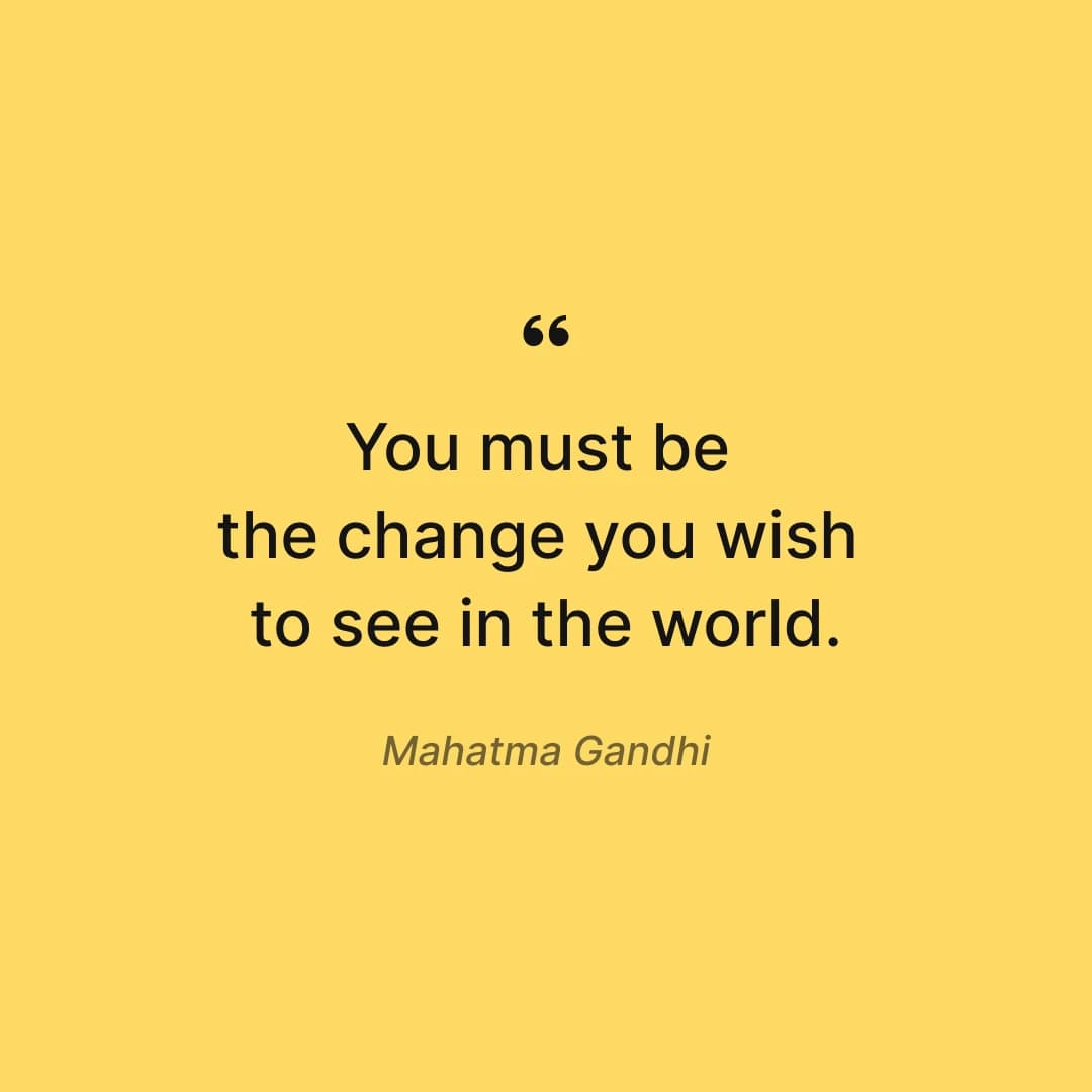 Uncommon deep personal growth quotes Mahatma Gandhi