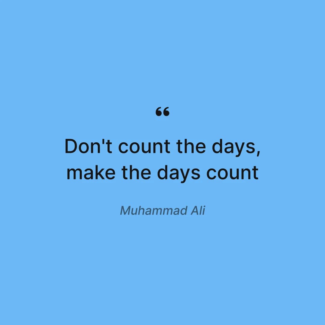inspirational morning quotes - muhammad ali