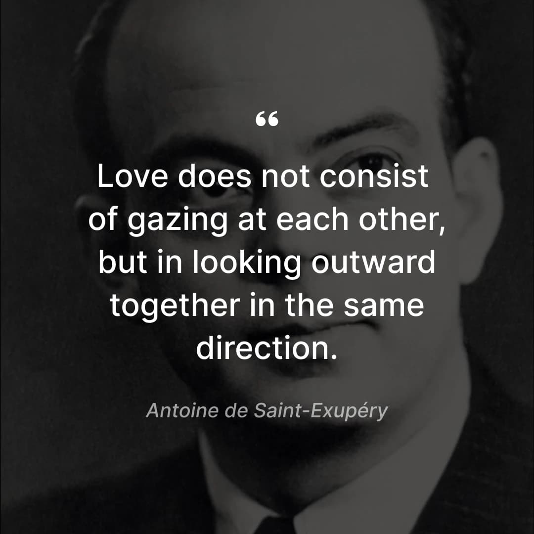 Deep And Heartfelt Love Quotes For Him In Short Form Antoine De Saint Exupery