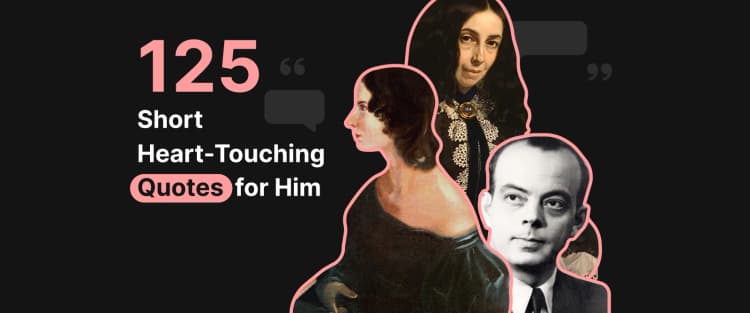 short heart touching deep love quotes for him