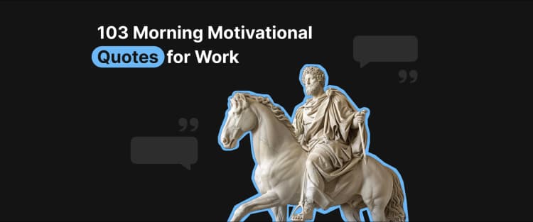 morning inspirational quotes - a statue of Marcus Aurelius on the horse