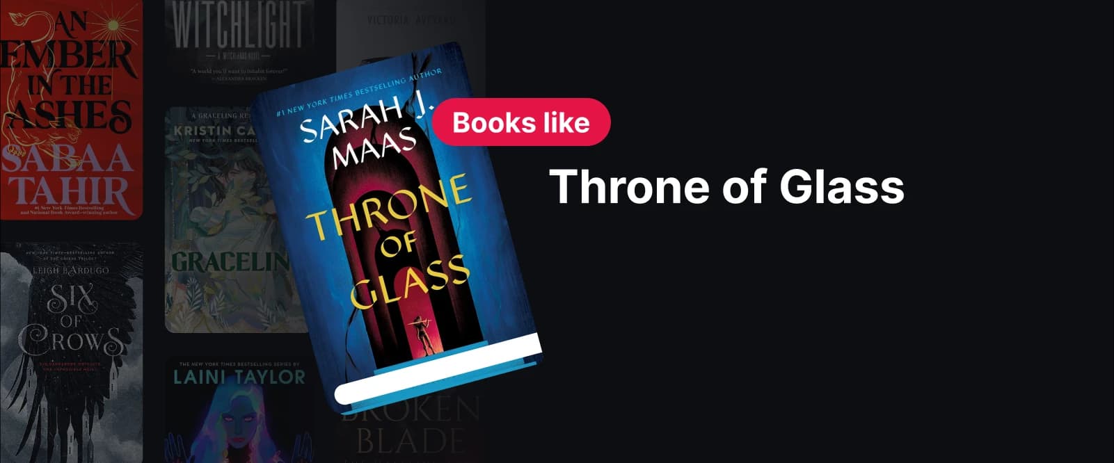 book-cover-of-throne-of-glass-by-sarah-j-maas-symbolizing-books-similar-to-throne-of-glass-in-the-fantasy-genre-