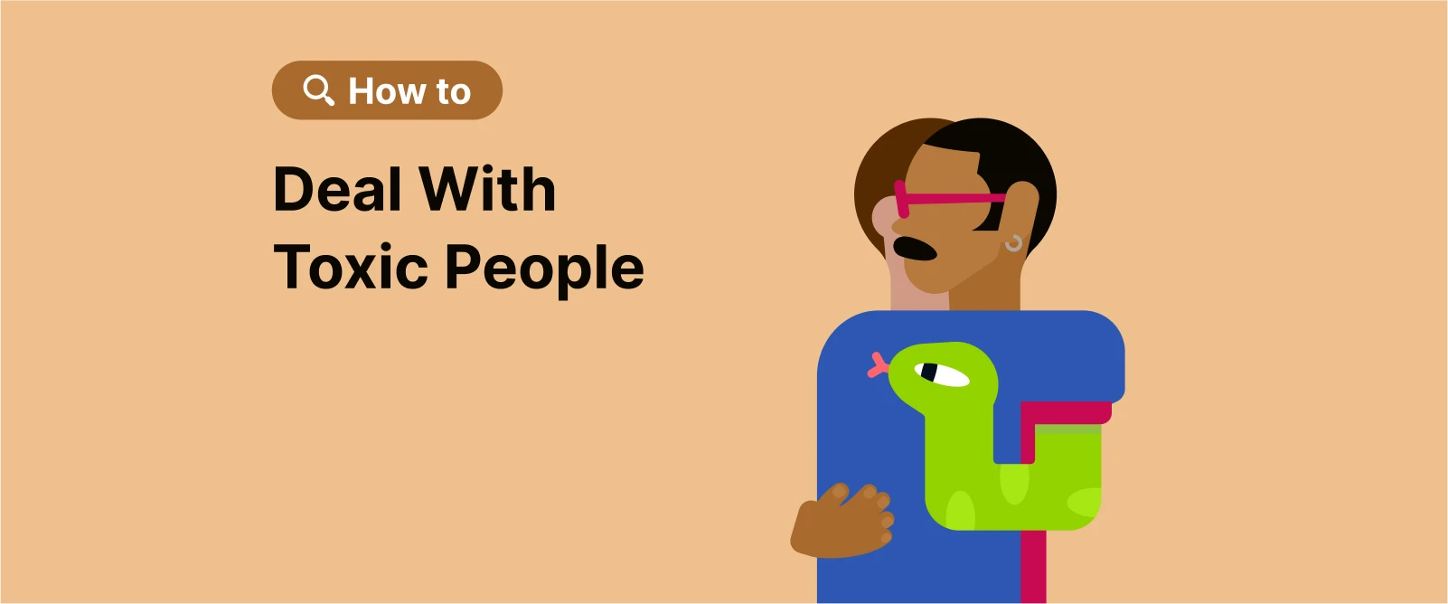 A person sits in an observation elevator and fearfully looks down to the clouds underneath him