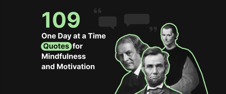 Portraits of Abraham Linkoln, Niccolo Machiavelli, Elbert Hubbard_ 109 One Day at a Time Quotes