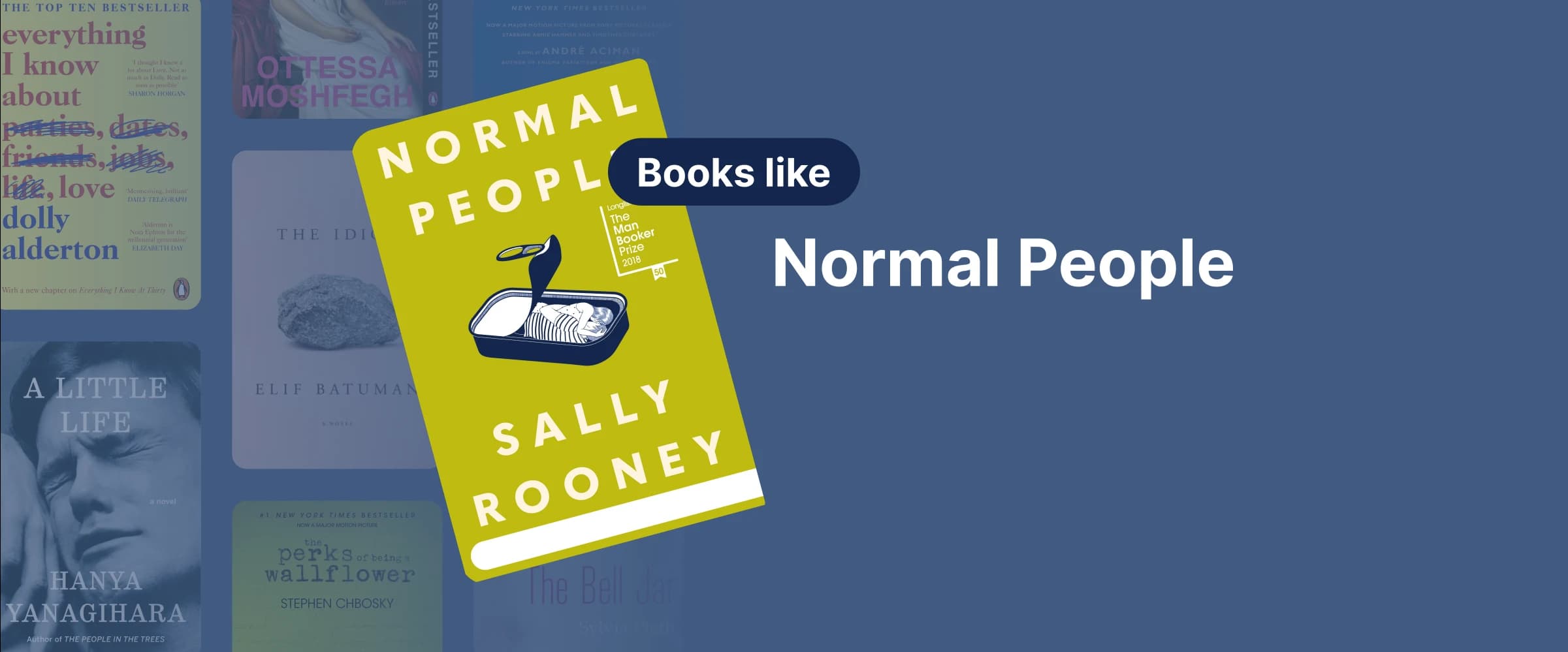 Book cover of Normal People by Sally Rooney, symbolizing books with themes of modern relationships and complex emotions