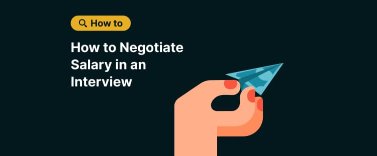 how to negotiate salary for promotion: hand holding money airplane