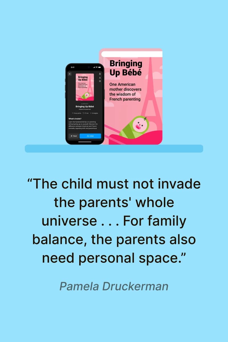 Book and phone mockups with Pamela Druckerman quote - parenting quotes